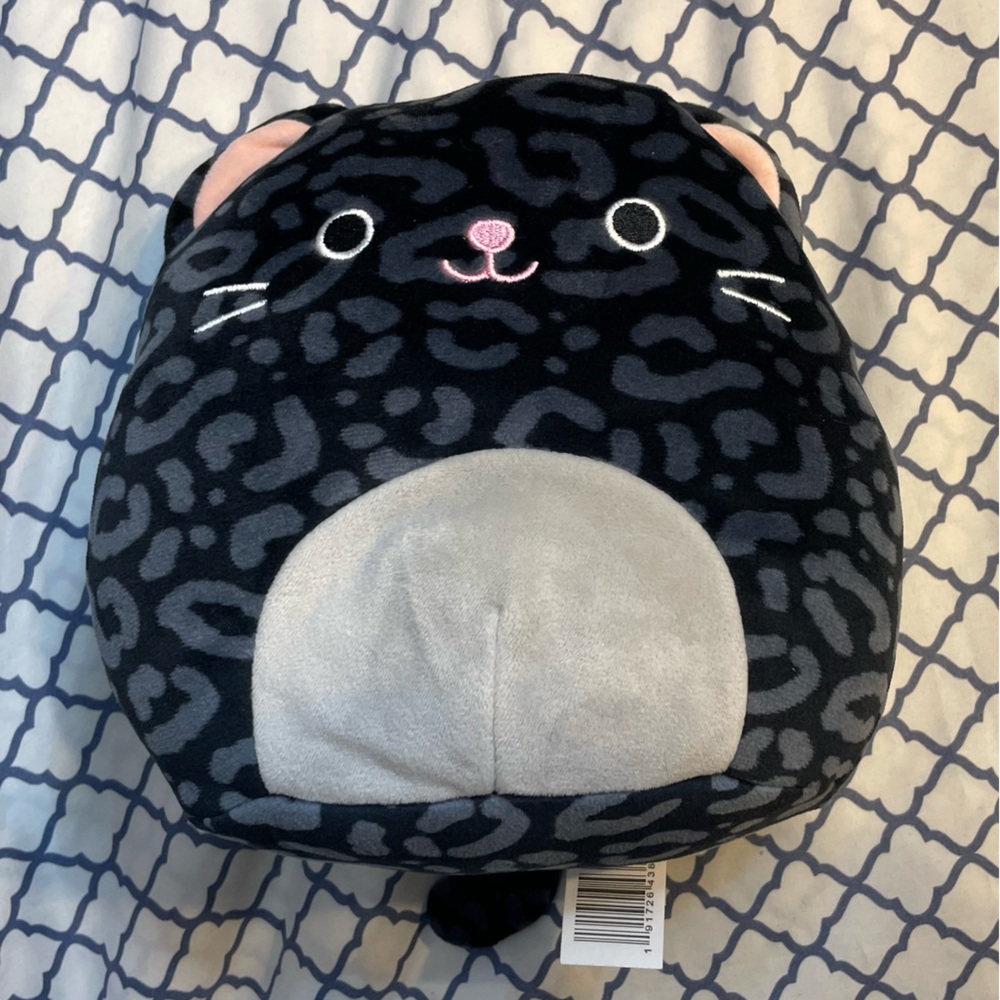 Squishmallows Black and Gray Stuffed Animal